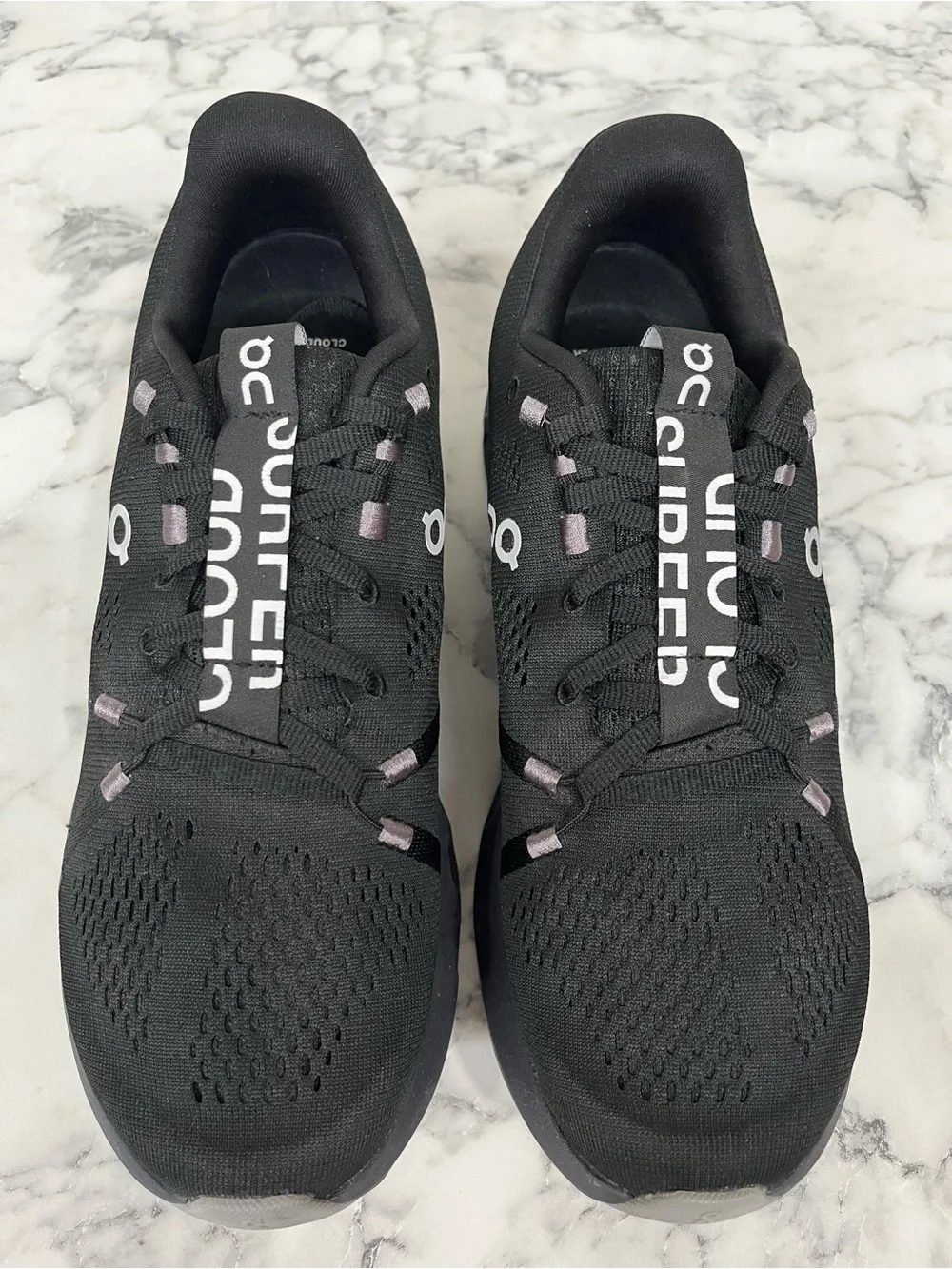 ON Cloudsurfer Women’s All Black Running Shoes Size 9.5